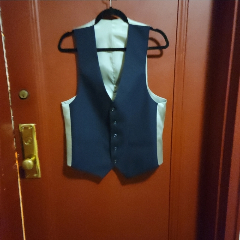 BLACK and GRAY VEST FOR MEN